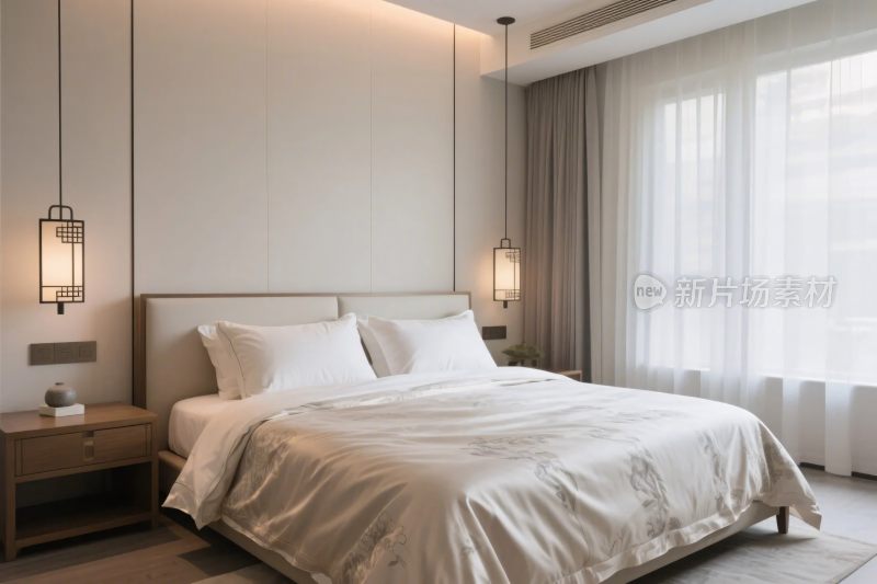 简约现代风格的温馨卧室
