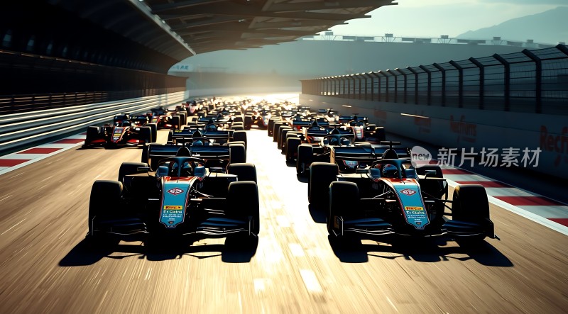 赛车竞速激情赛道速度与激情的碰撞！