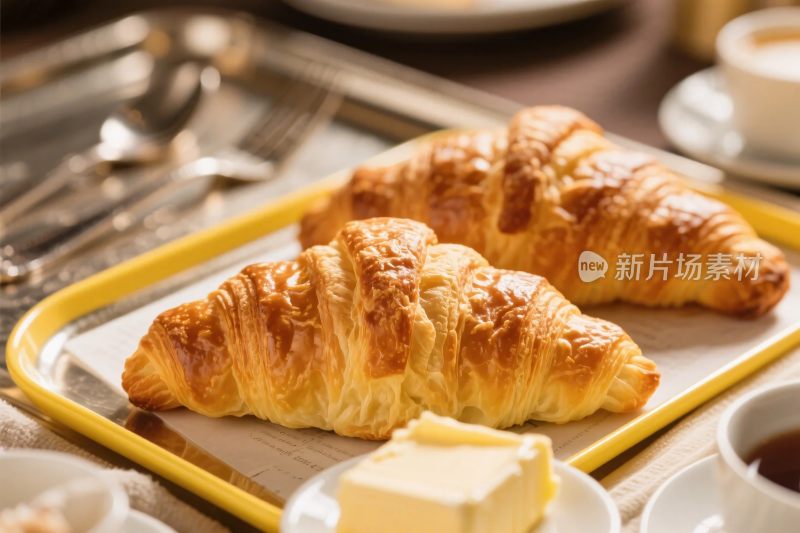 早餐可颂美食场景