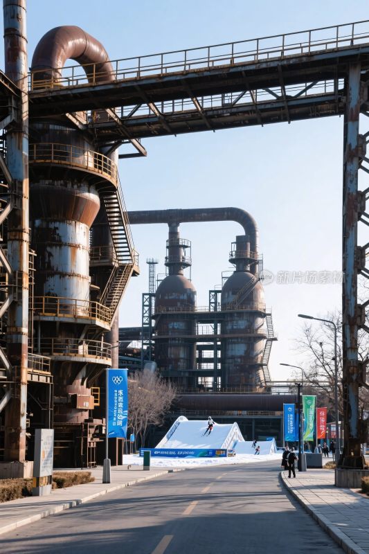 工业设施与通道景观