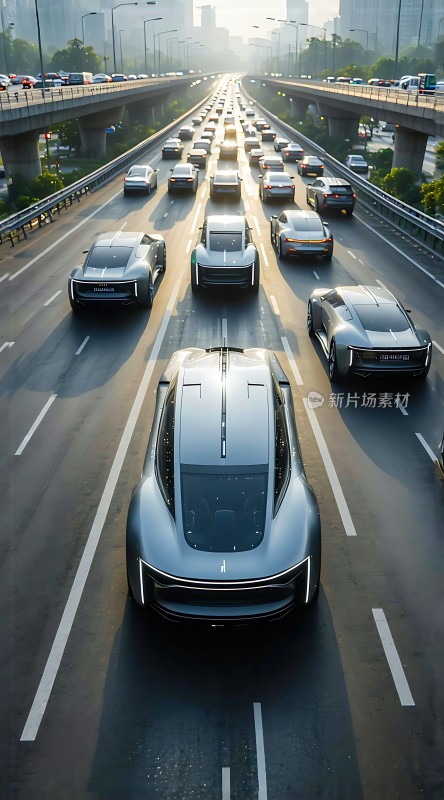 未来之城智能汽车引领潮流