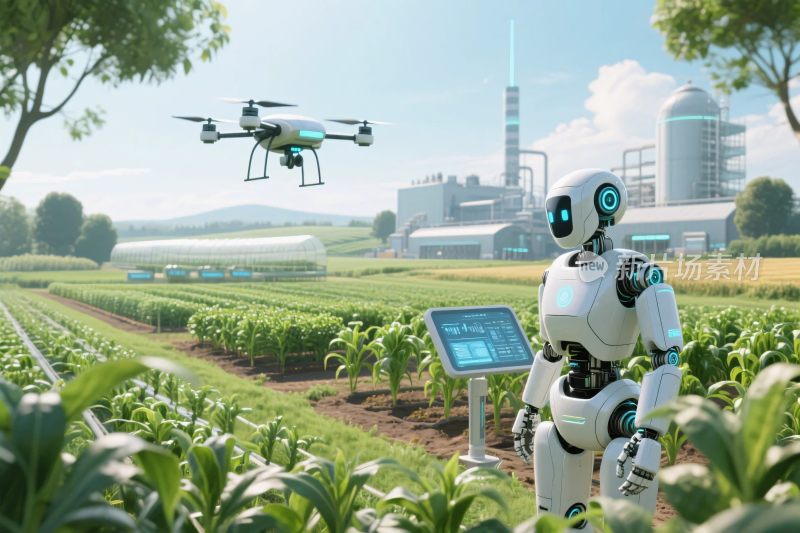 机器人与无人机的智能农业场景
