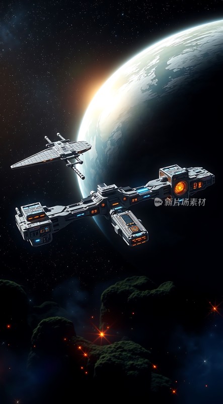 星际飞船探索未知宇宙
