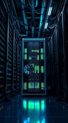 科技感数据中心未来主义服务器机房 科技感数据中心未来主义服务器机房