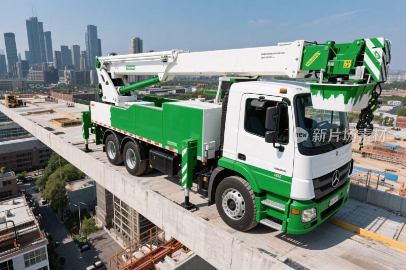 工程起重机作业场景