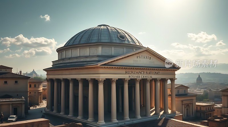 罗马万神殿日落美景