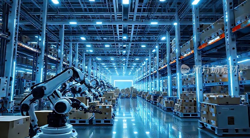 智能仓储机器人高效作业