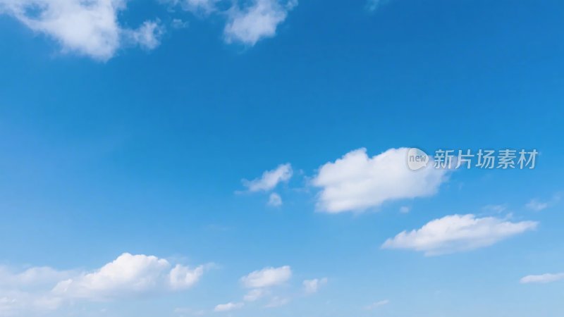 蓝天白云风景图