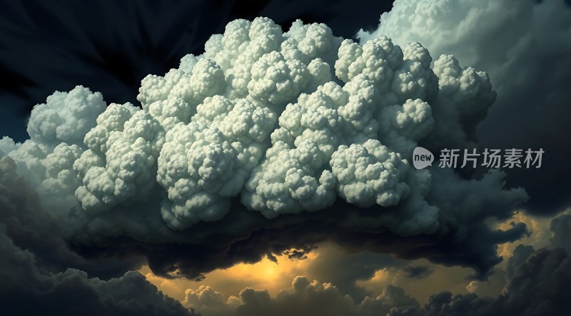 云海奇观阳光穿透