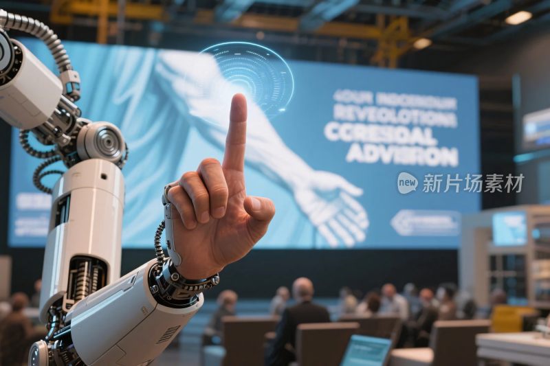 智能科技虚拟交互场景