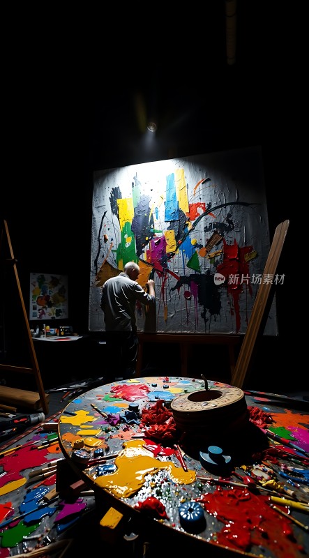 艺术家的创作世界