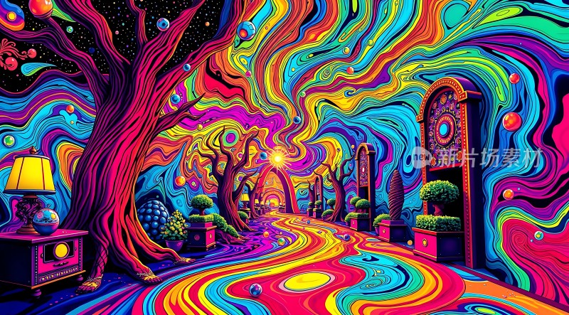 迷幻色彩梦境之旅