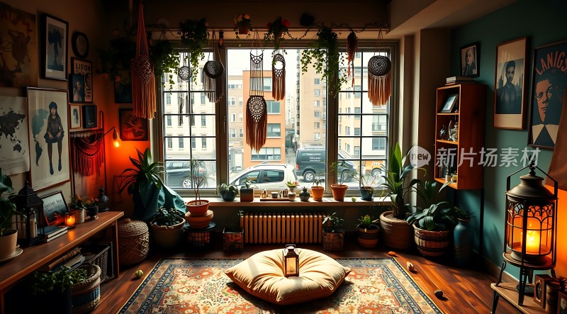 阳光午后绿意盎然的小窝