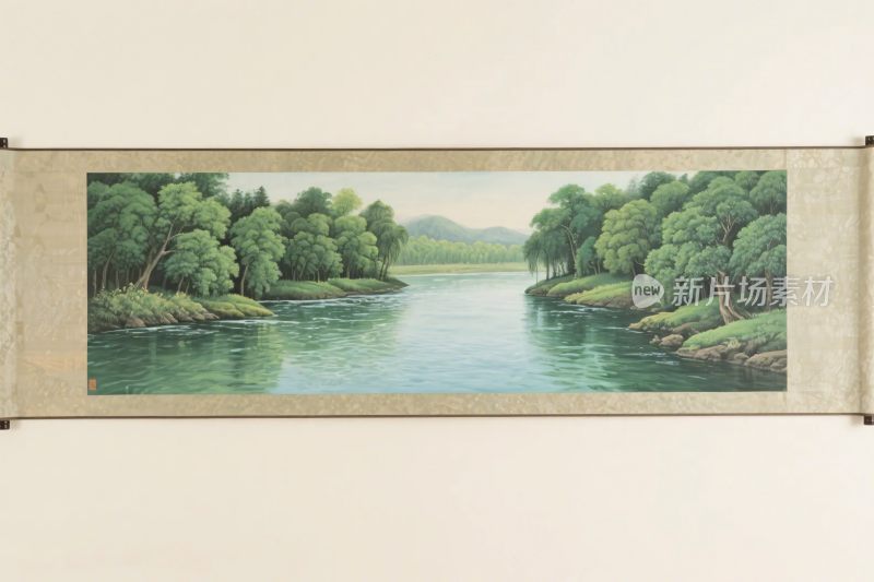 河流山水画卷