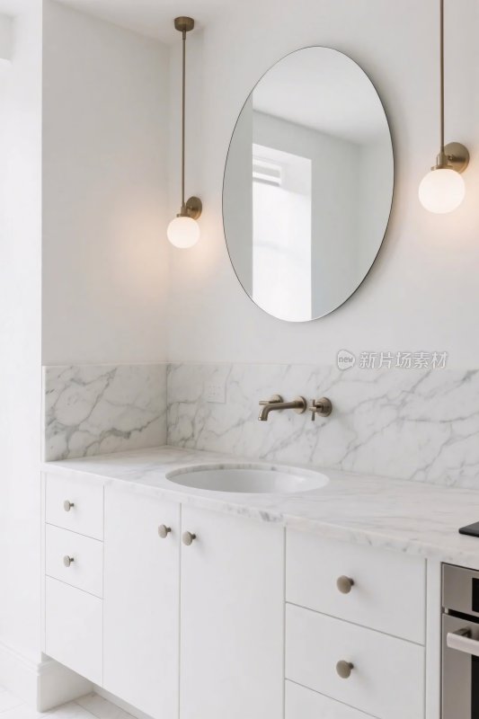 现代简约浴室洗手台