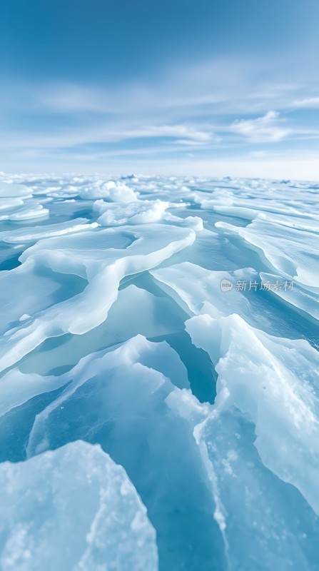 冰封世界晶莹剔透