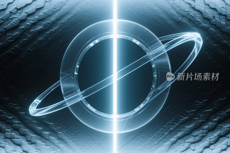 科技环形艺术插画