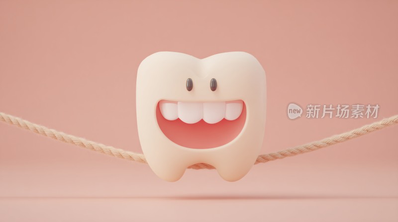 可爱牙齿卡通形象