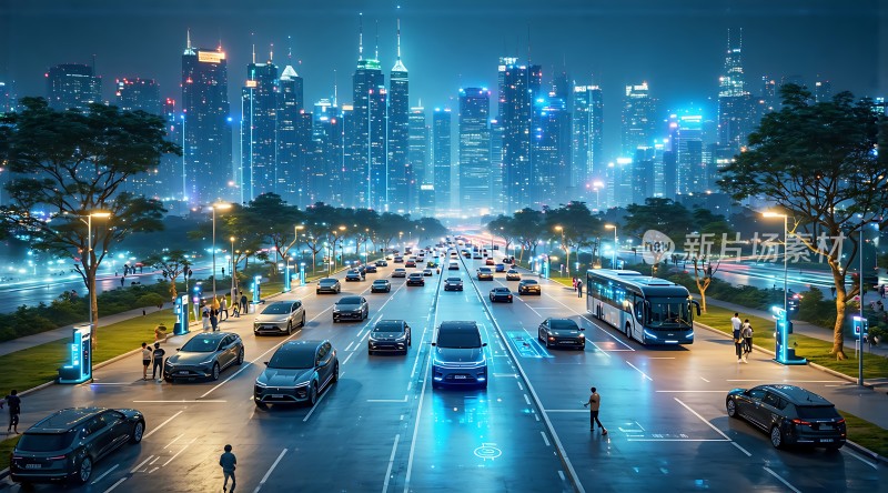 未来之城智能交通