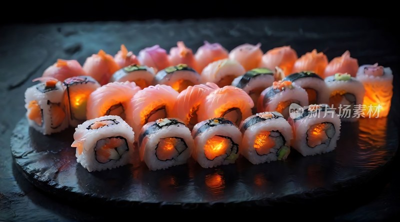 新片场素材 精致寿司大集合
