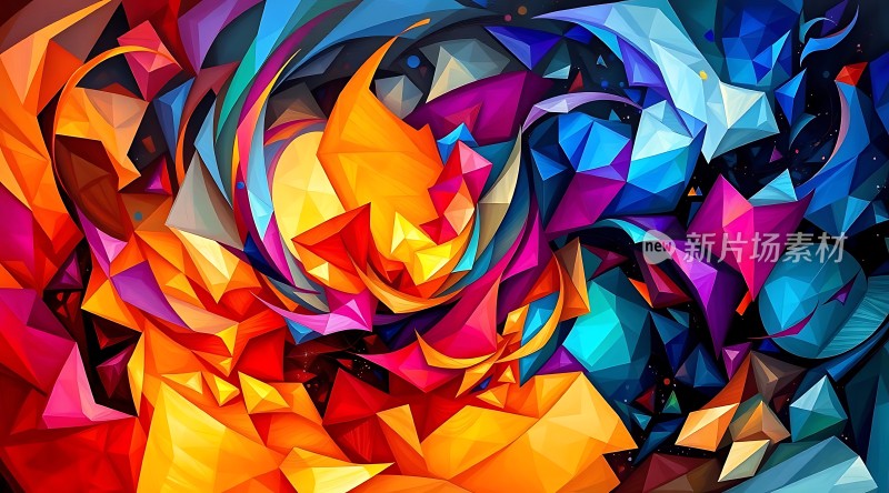 色彩斑斓的几何世界