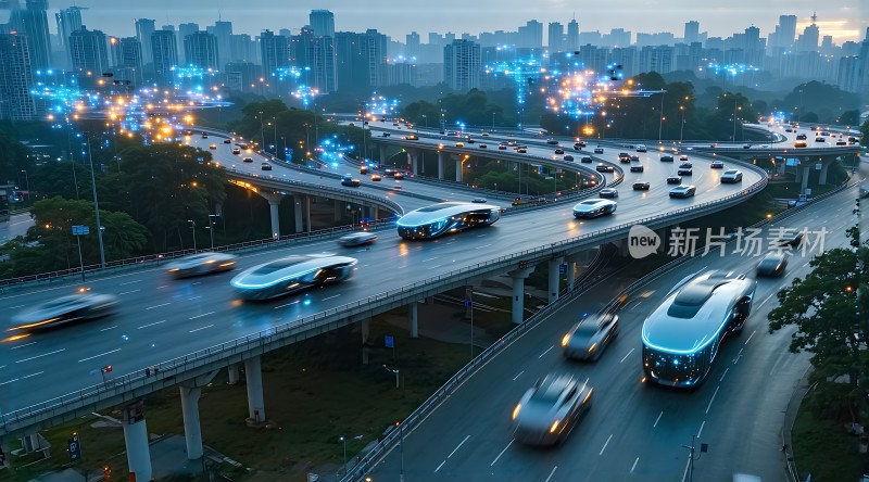 未来之城智能交通