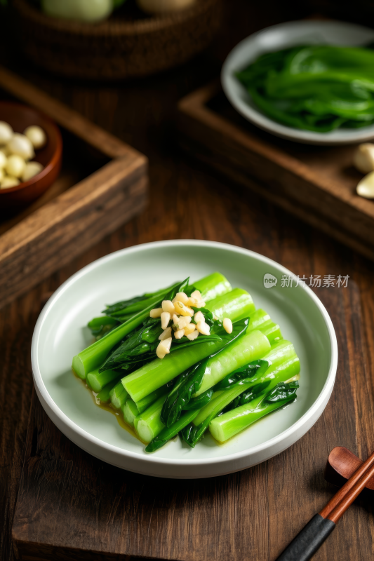 清炒时蔬中国传统经典美食中式家常美味食物