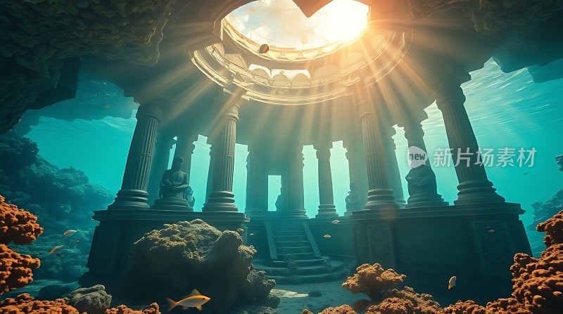 水下古建筑遗迹