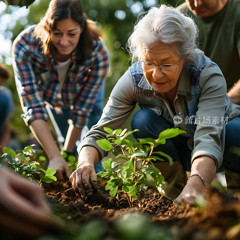 种树造林共筑绿色未来