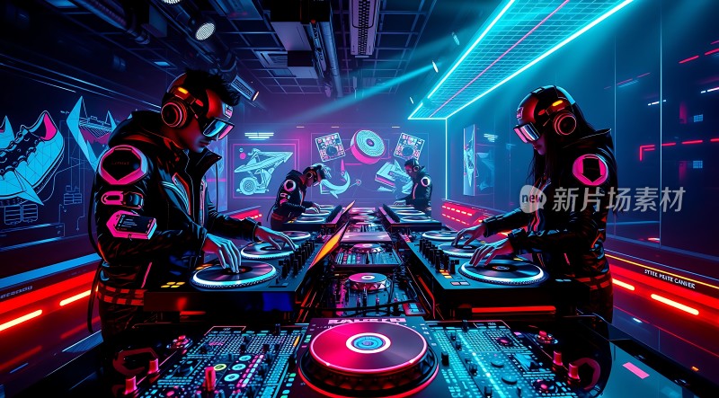 未来科技感DJ派对