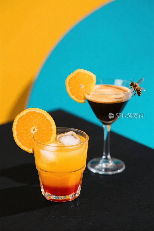 创意饮品摄影展示