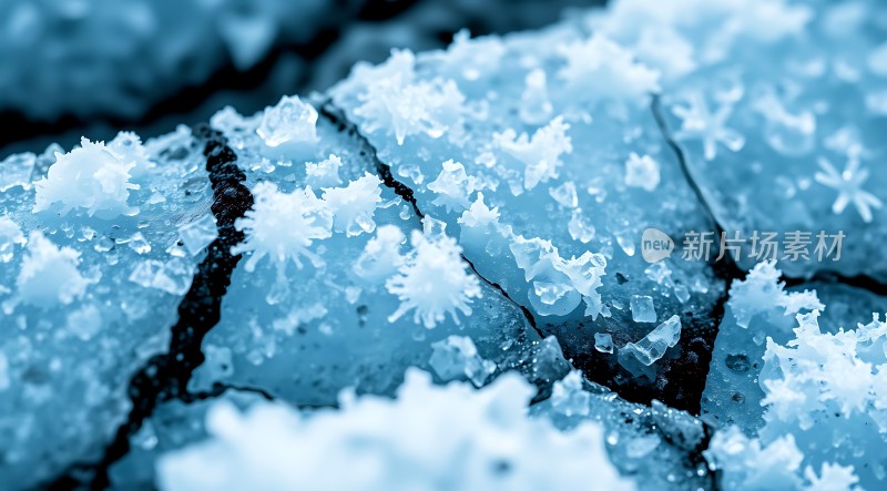 冰封世界晶莹剔透