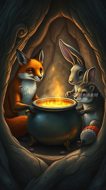 森林里的魔法聚会