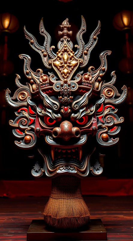 精致面具艺术展示