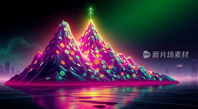 数字货币财富山