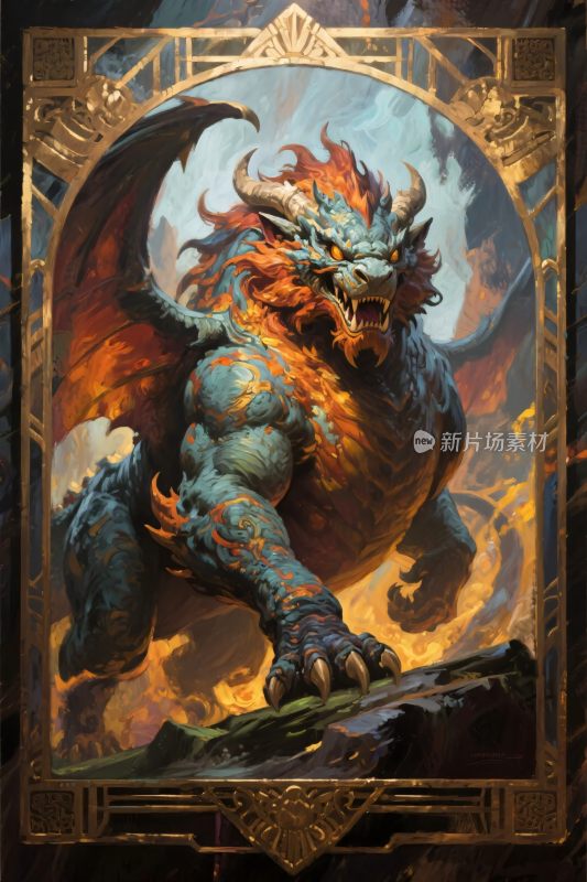 幻想神话生物插画