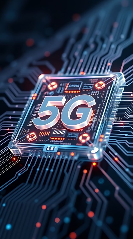 5G芯片科技感十足