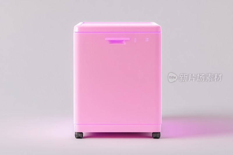 粉色时尚洗衣机