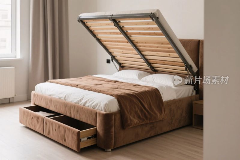 升降抽屉床展示