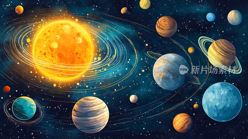 太阳系行星环绕