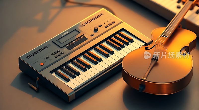 合成器与提琴的交响乐章