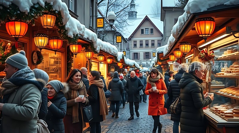 冬日集市暖意融融