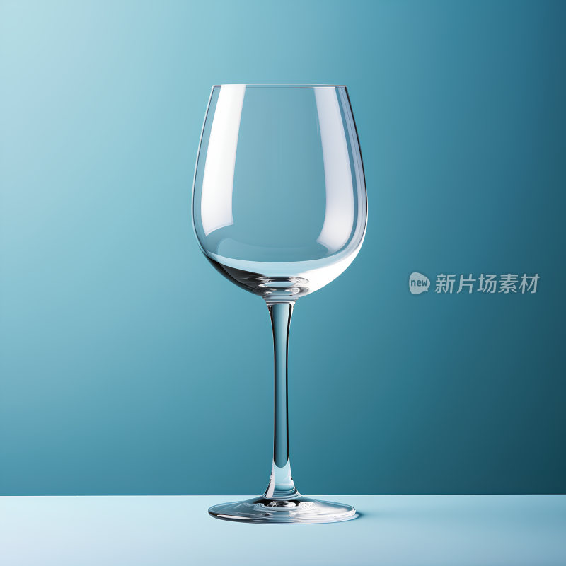 简约透明的酒杯