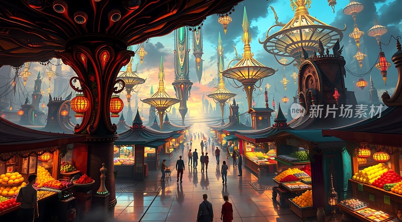 未来集市繁华夜市