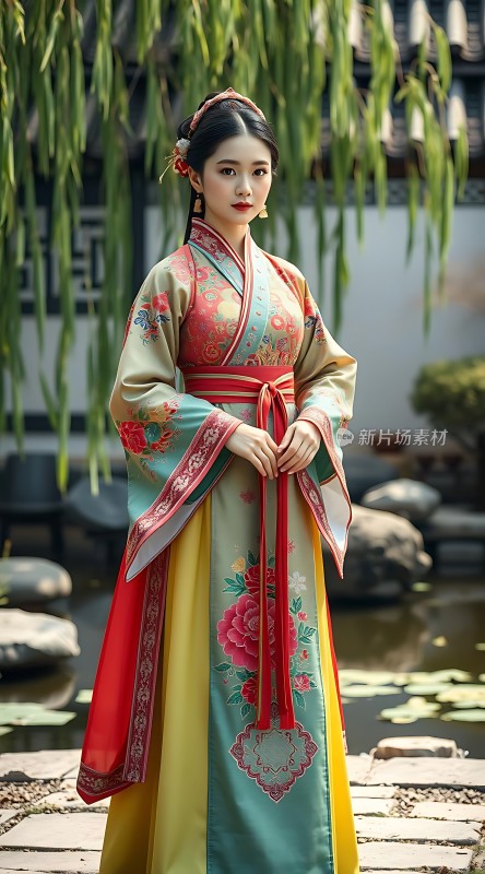 汉服佳人古典优雅