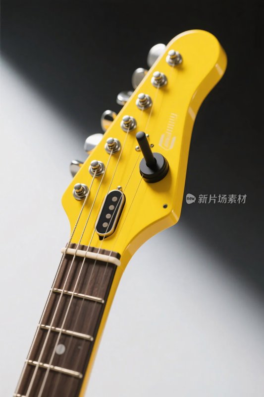 吉他琴头特写照片