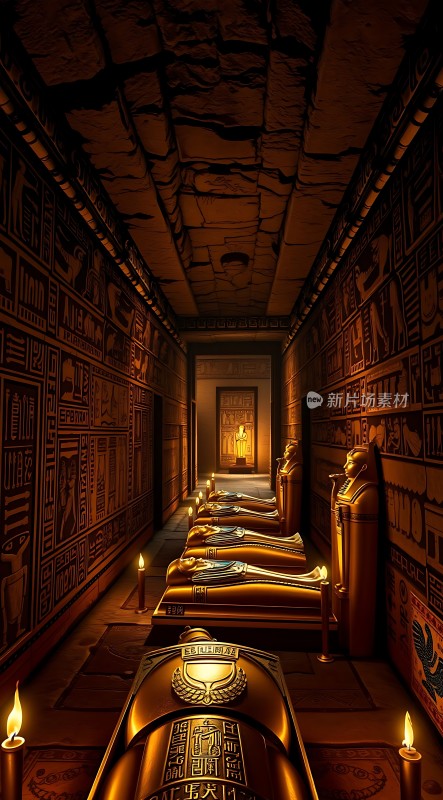 古埃及黄金墓室之谜