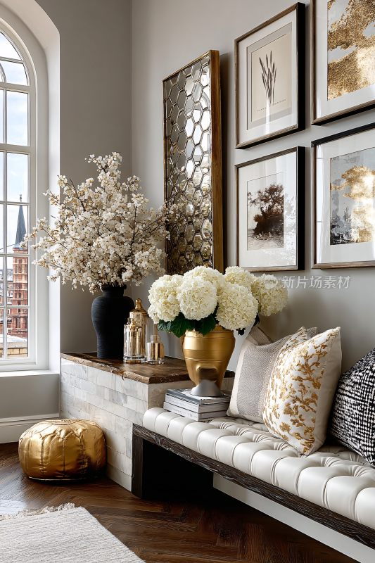 温馨雅致的室内角落装饰