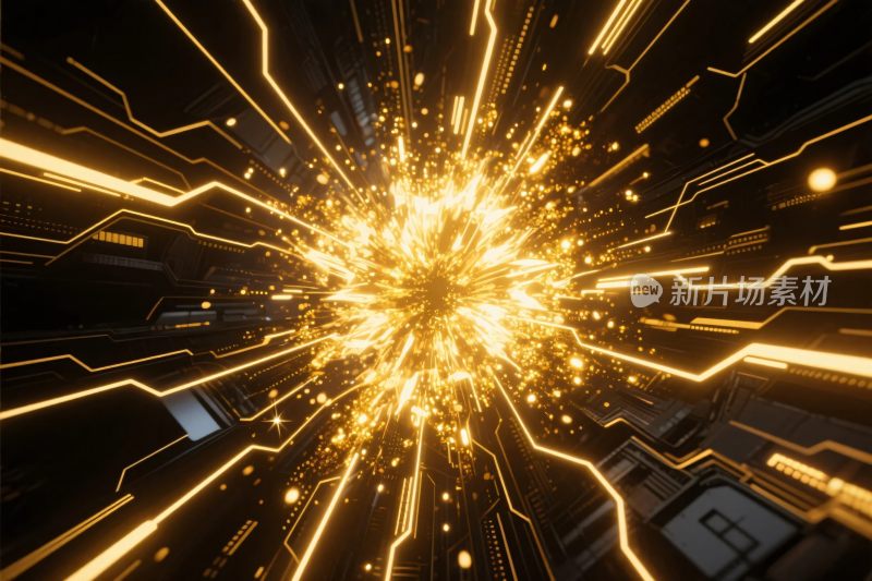 炫彩光效数字艺术