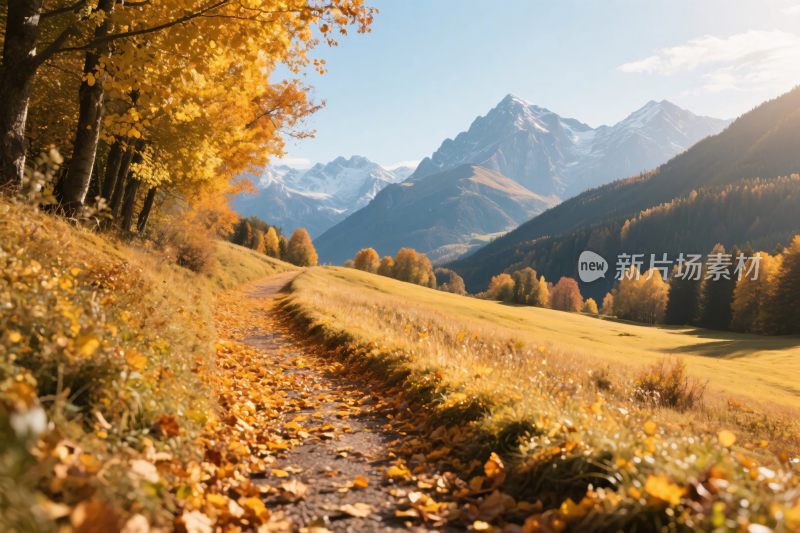 秋季自然山水风景